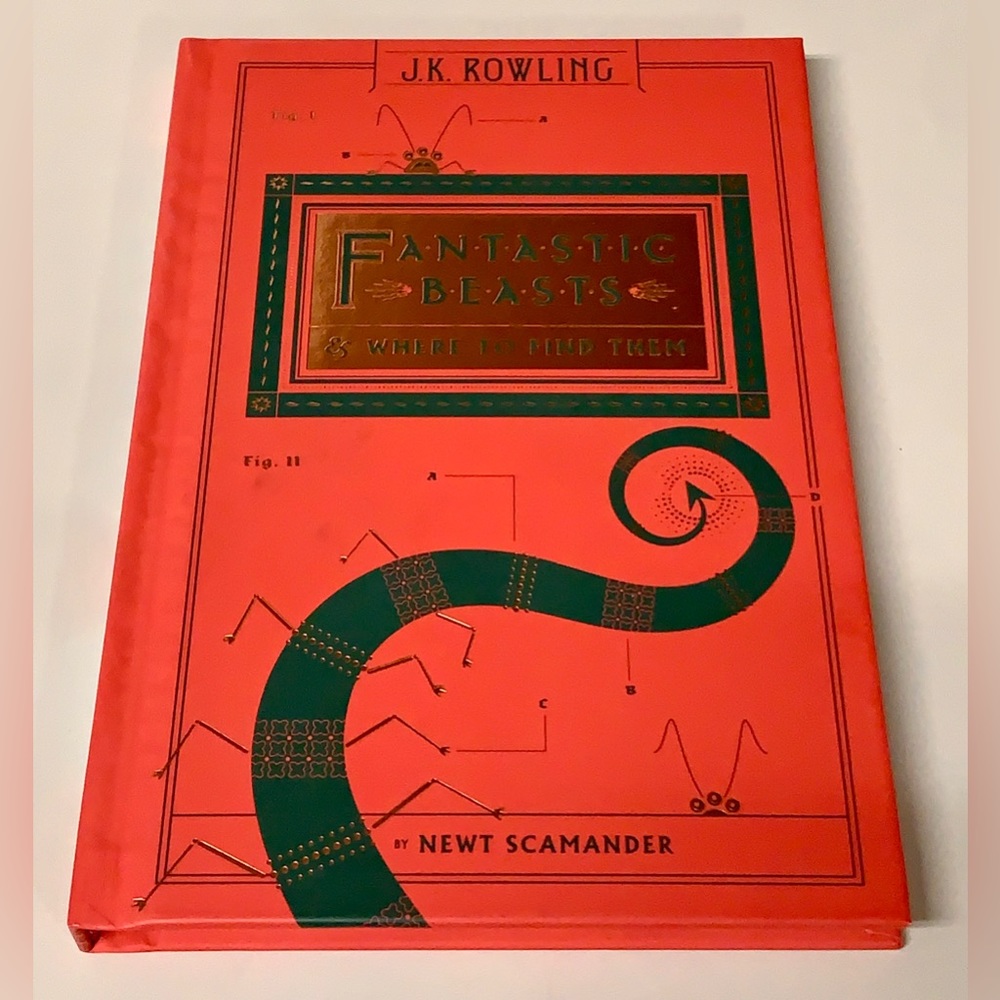 J.K. Rowling Fantastic Beasts & Where to Find Them Hardcover Book